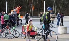 "Gintaro keliu" į Šventąją iškeliavo per 300 žygeivių