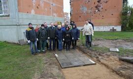 Takelio dėjimo talka Vaidaugų gatvėje