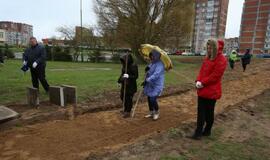 Takelio dėjimo talka Vaidaugų gatvėje