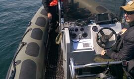 Netoli Klaipėdos uosto vartų - jūrinė mina