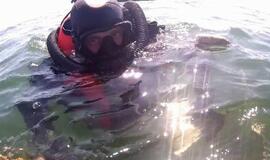 Netoli Klaipėdos uosto vartų - jūrinė mina