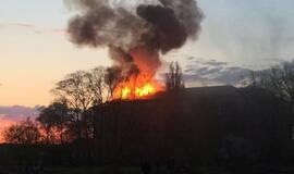 Gaisras buvusiame jaunimo saviraiškos centre