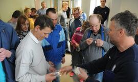 "Dragūno" rankininkai aplankė neįgaliuosius