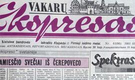 "Vakarų ekspresas". 1991 05 28