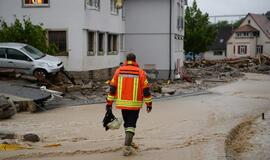 Vokietijoje smarkaus potvynio aukomis tapo trys žmonės