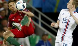 "Euro-2016": Islandijos futbolininkai sužaidė lygiosiomis su portugalais