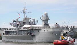 Į Klaipėdą atvyko JAV karinis jūrų laivas