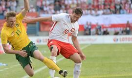 Lietuvos futbolininkai su lenkais sužaidė be įvarčių