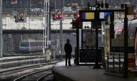 Paryžiaus metro darbuotojai prisijungė prie geležinkelininkų streiko