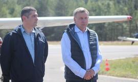 Neringoje atidaryta aikštelė mažiesiems orlaiviams