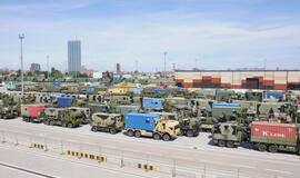 Į Klaipėdą atvyko JAV karinis jūrų laivas USS Mount Whitney