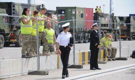 Į Klaipėdą atvyko JAV karinis jūrų laivas USS Mount Whitney