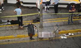 Mirtini sprogimai Stambulo oro uoste