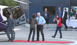 Jojo Mayer į Klaipėdą atskrido sraigtasparniu