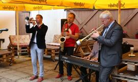 Jojo Mayer į Klaipėdą atskrido sraigtasparniu