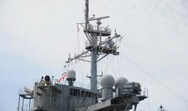 Į Klaipėdą atvyko JAV karinis jūrų laivas USS Mount Whitney