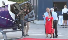 Jojo Mayer į Klaipėdą atskrido sraigtasparniu