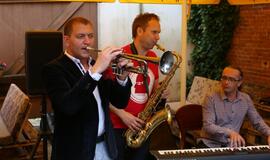 Jojo Mayer į Klaipėdą atskrido sraigtasparniu