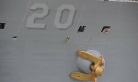 Į Klaipėdą atvyko JAV karinis jūrų laivas USS Mount Whitney