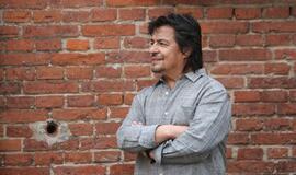 Jojo Mayer į Klaipėdą atskrido sraigtasparniu