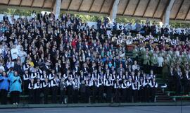 Lietuvos vakarų krašto dainų šventė vasaros estradoje