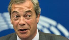 "Brexit" vėliavnešys Naidželas Faradžas teigia padėsiantis ir kitoms šalims pasitraukti iš ES