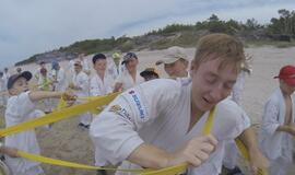 Giruliuose tęsiasi vaikų vasaros stovykla "Pasaka": varžybos, šventės, lobių paieškos ir pasieniečių šunys