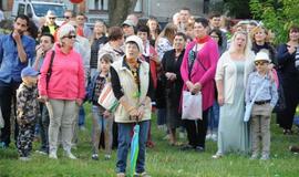 Himno giedojimas ir koncertas