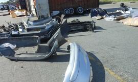 Klaipėdoje sulaikė dalimis išardytą „Porsche Cayenne“