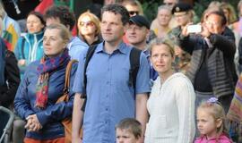 Himno giedojimas ir koncertas