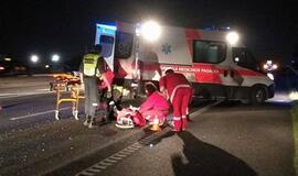 Klaipėdos rajone partrenktas žmogus