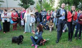 Himno giedojimas ir koncertas