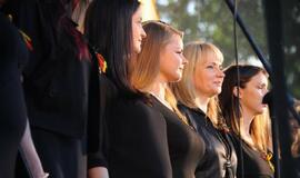 Himno giedojimas ir koncertas