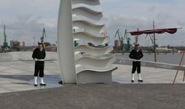 Jūreivių pagerbimas prie "Albatroso"