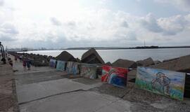 Šiauriniame Klaipėdos mole - tapybos darbų paroda