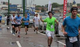 Klaipėdos maratonas: lietus bei greitoji pagalba