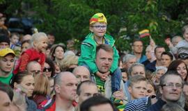 Himno giedojimas ir koncertas