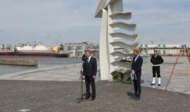 Jūreivių pagerbimas prie "Albatroso"