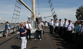 Jūreivių pagerbimas prie "Albatroso"