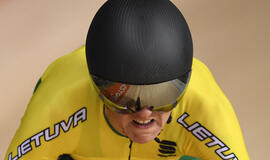 Dviratininkė Simona Krupeckaitė pateko į sprinto rungties ketvirtfinalį