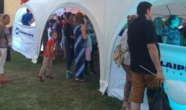 "Klaipėdos nafta" palapinė lankytojus traukė miniomis