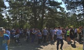 Pirmąsyk atvertas Nidos švyturys pritraukė šimtus lankytojų