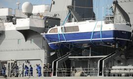 Japonų karo laivai Klaipėdoje