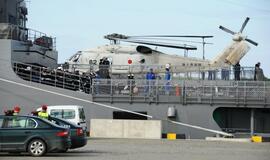 Japonų karo laivai Klaipėdoje