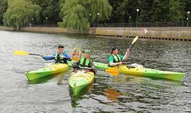 Akcijos "Nepasiduok - irkluok toliau" dalyvių sutiktuvės