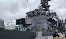 Japonų laivus lanko klaipėdiečiai