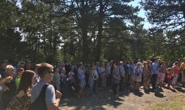 Pirmąsyk atvertas Nidos švyturys pritraukė šimtus lankytojų