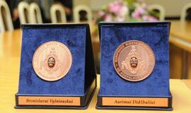 Aurimas Didžbalis pagerbtas pas miesto merą