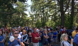 Pirmąsyk atvertas Nidos švyturys pritraukė šimtus lankytojų