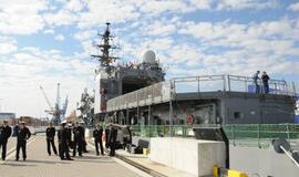 Japonų karo laivai Klaipėdoje